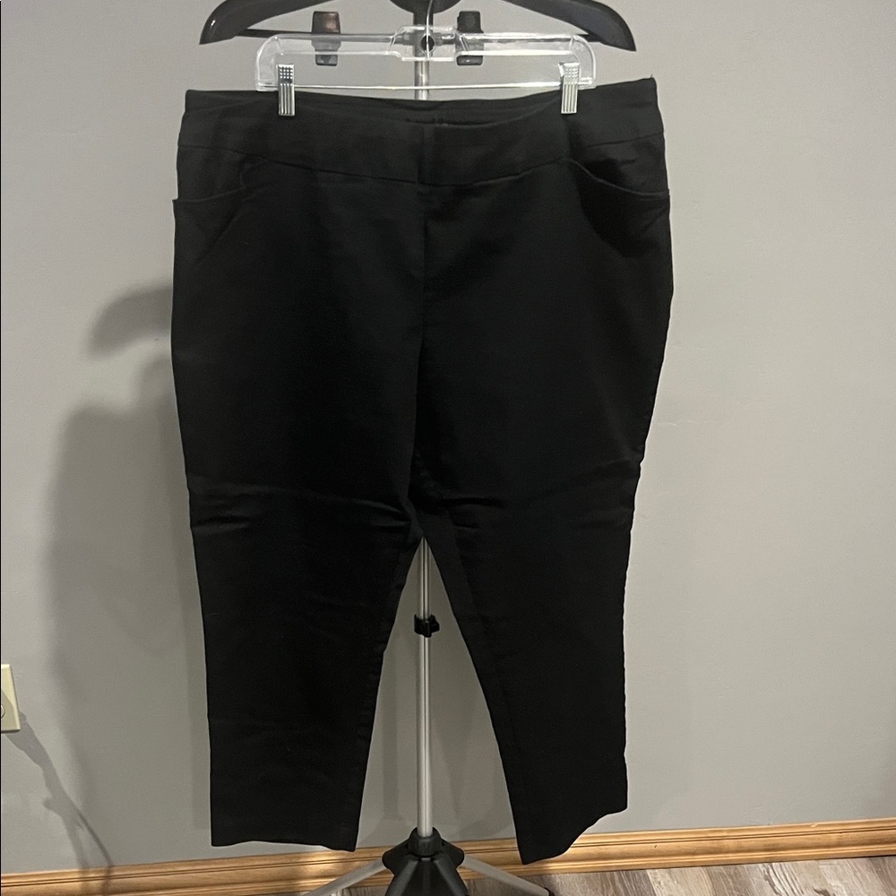 Croft & Barrow Black Effortless Stretch Pants (338)